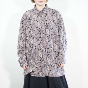 elegant paisley pattern design shirt