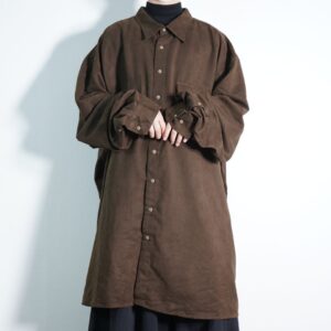 monster oversized 4XLT faux suede shirt