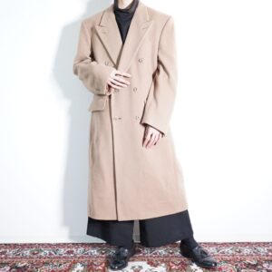 【Christian Dior】oversized camel beige maxi long chester coat