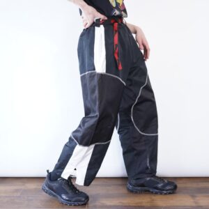 side line gimmick design tech pants