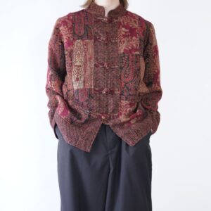 multi woven patchwork design CHINA jacket