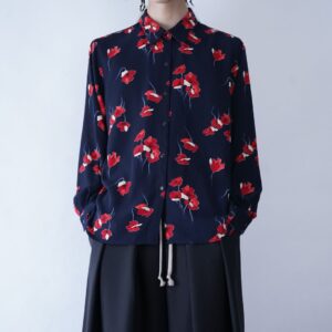 beautiful flower pattern shirt