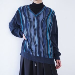 blue base uneri 3D knit