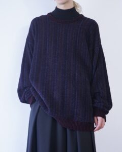 oversized dark mix color like velours knit