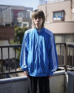 【adidas】beautiful blue track jacket