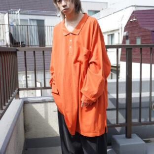 【KING SIZE】monster oversized 8XL orange polo shirt