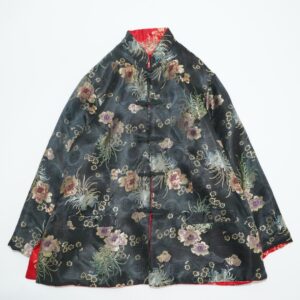 special woven pattern reversible China shirt