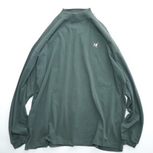 BIG DOGS oversized 4X mock neck L/S Tee green