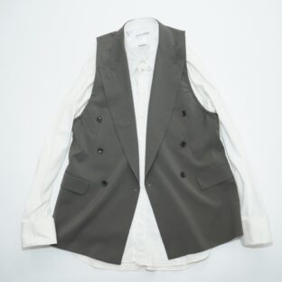 HUGO BOSS oversized remake tailored vest