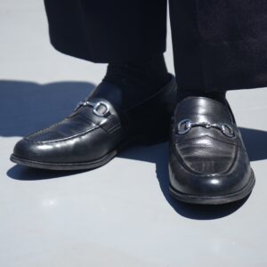 【COLE HAAN】silver bit leather loafer