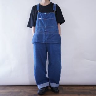 oversized rare apron detail overalls