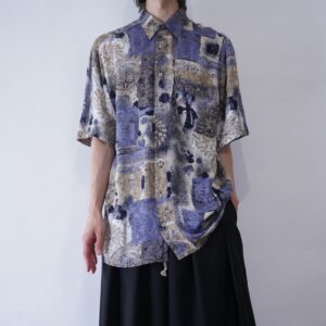 glossy ennui pale color pattern shirt