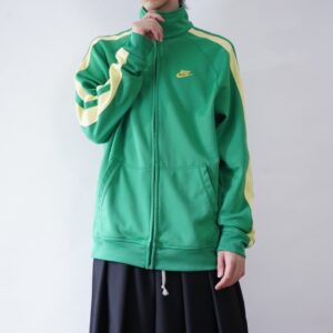 【nike】green × yellow rare color track jacket