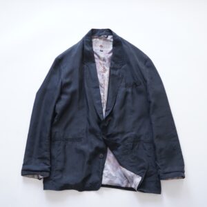 beautiful graphic lining silk tailored jacket
