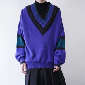 cotton × ramie rare color tilden knit