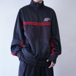 oversized “Oklahoma City Thunder” NBA track jacket
