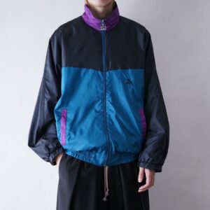 【puma】glossy psychedelic color nylon jacket