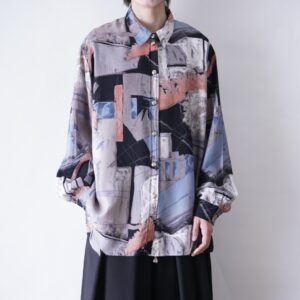 drape fabric art pattern shirt