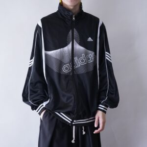 【adidas】front geometric pattern track jacket