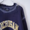 "ANARCHY" fade white spray × crush BORO sweat