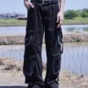 "ANARCHY" fade spray "BORO" custom tech pants