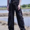 "ANARCHY" fade spray "BORO" custom tech pants