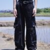 "ANARCHY" fade spray "BORO" custom crush tech pants