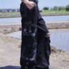 "ANARCHY" fade spray "BORO" custom crush tech pants