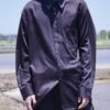 "PAINT" gold × purple glossy paint shirt