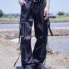 "ANARCHY" fade spray "BORO" custom crush tech pants