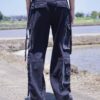 "ANARCHY" fade spray "BORO" custom crush tech pants