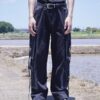 "ANARCHY" fade spray "BORO" custom tech pants