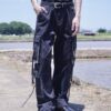 "ANARCHY" fade spray "BORO" custom tech pants