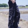 "ANARCHY" fade spray "BORO" custom tech pants