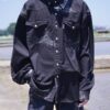 "銀箔ANARCHY" silver foil denim shirt jacket
