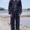 "銀箔ANARCHY" silver foil denim shirt jacket