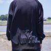 "CHINA × SPORTS" black × red China track jacket