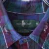 "BORO" purple check hard crush BORO shirt