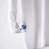 "PAINT" blue × silver paint terotero shirt