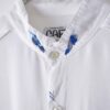 "PAINT" blue × silver paint terotero shirt