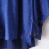 "PAINT" glossy blue body navy × violet paint shirt