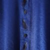 "PAINT" glossy blue body navy × violet paint shirt
