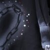 "ANARCHY × ラインストーン" star motif BORO custom shirt