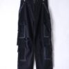 "ANARCHY" fade spray "BORO" custom crush tech pants