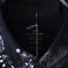 "銀箔ANARCHY" metallic silver foil remake shirt