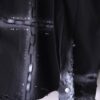 "ANARCHY × ラインストーン" cross motif BORO custom shirt