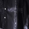 "ANARCHY × ラインストーン" cross motif BORO custom shirt