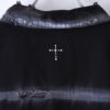 "ANARCHY × ラインストーン" cross motif BORO custom shirt
