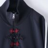 "CHINA × SPORTS" black × red China track jacket