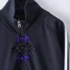 "CHINA × SPORTS" black × purple China track jacket